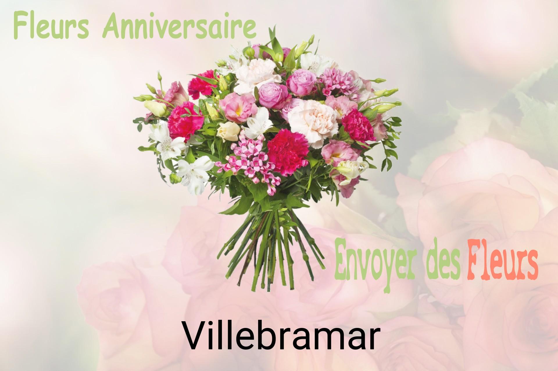 Bouquet de fleurs d’anniversaire livré à Villebramar